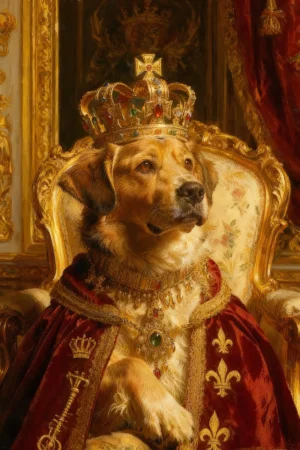 Custom Royal Pet Portrait