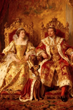 Custom Royal Family Portrait