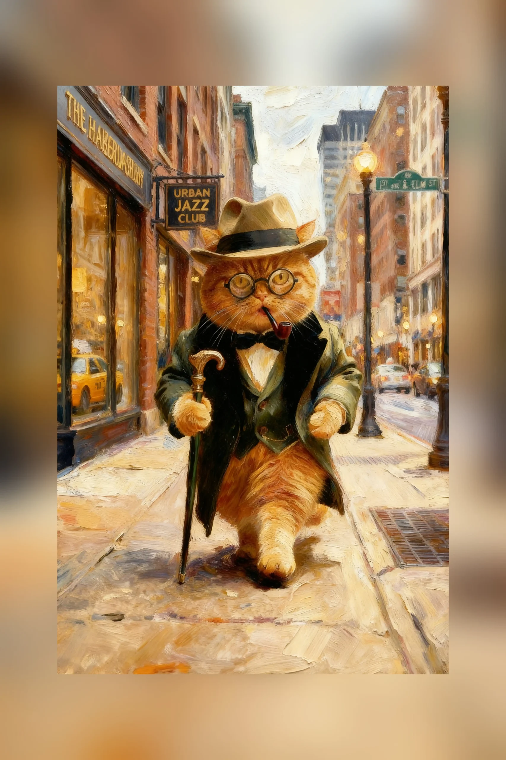 The Jazz Cat’s Night Out