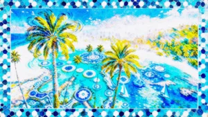 Mosaic Eden: Azure Reverie